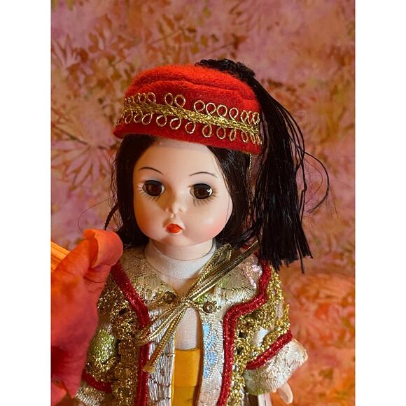 Vintage Madame Alexander Doll Turkey #587 8” Tag Box & Stand 1970s Turkish - Picture 3 of 6